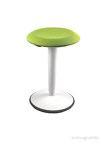 Sedus se:fit, ergonomisk pall, ståstol, ståstöd, grön, grå, plast, gummibas, 5380 cm justerbar i höjd 4049694004037