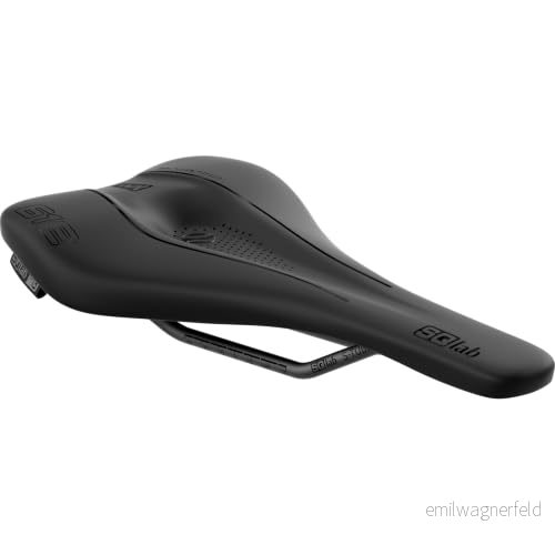 SQlab 612 Ergowave Active 2.1 Road Cykelsadel, Unisex Youth, Svart, 16 cm 4062695001133