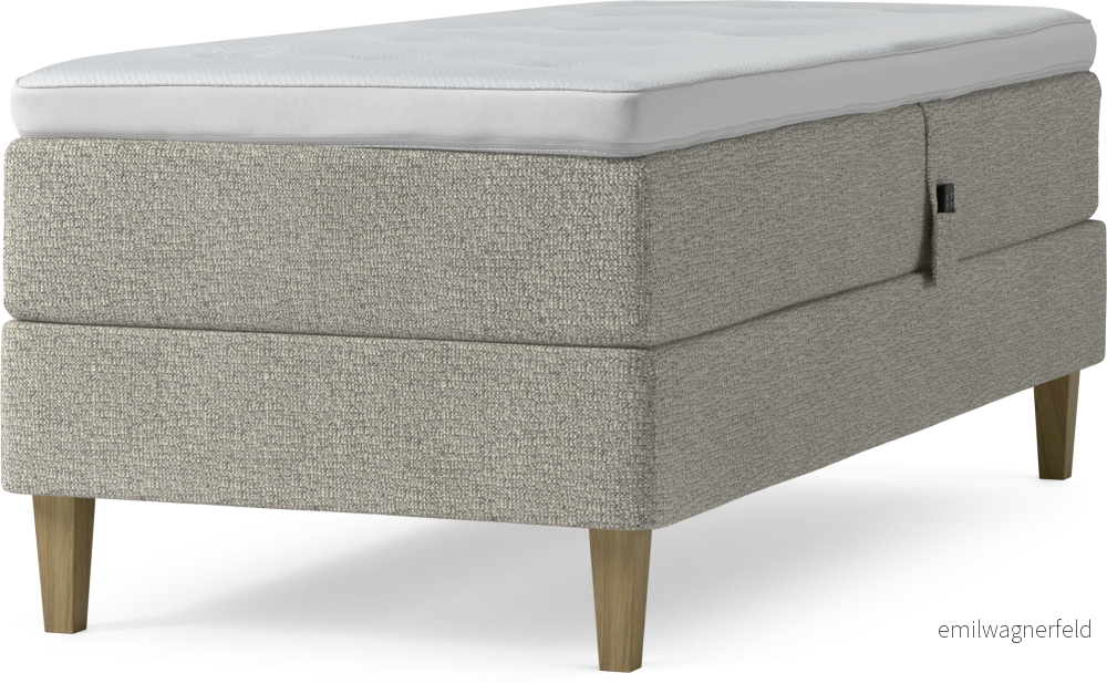 Delux Dream Ställbar säng, enkelsäng med bäddmadrass och sängben Ar8Br