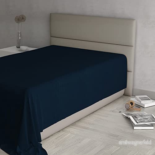 MAX COLOR överlakan 100% bomull, enfärgad, mörkblå, halv kvadrat 180 x 300 cm 8058575158772