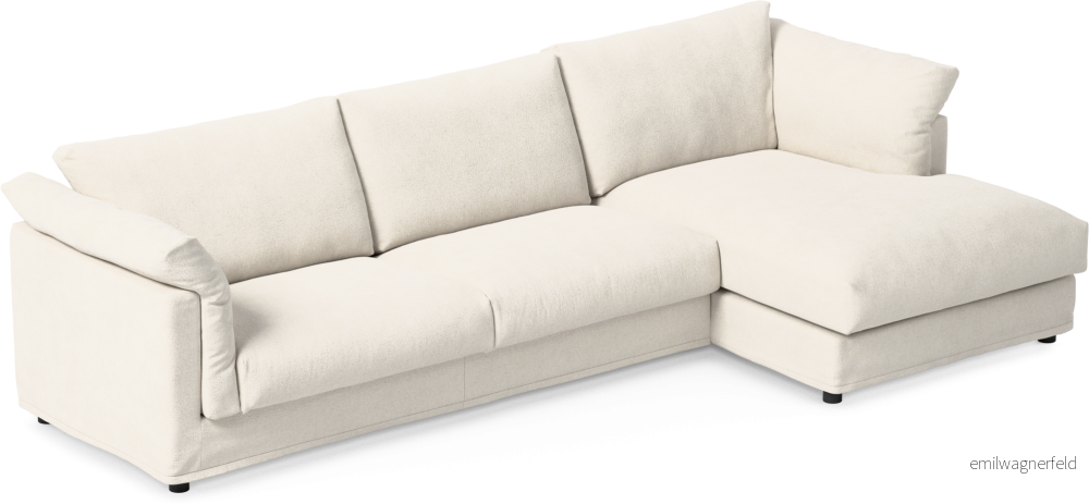 Cherrie 3-sits soffa med schäslong höger, med kappa i6VbZ