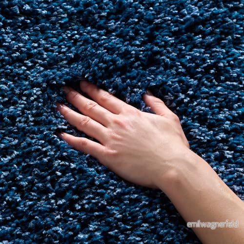 Safavieh Shaggy matta 160 x 230 cm Marinblå 683726316046
