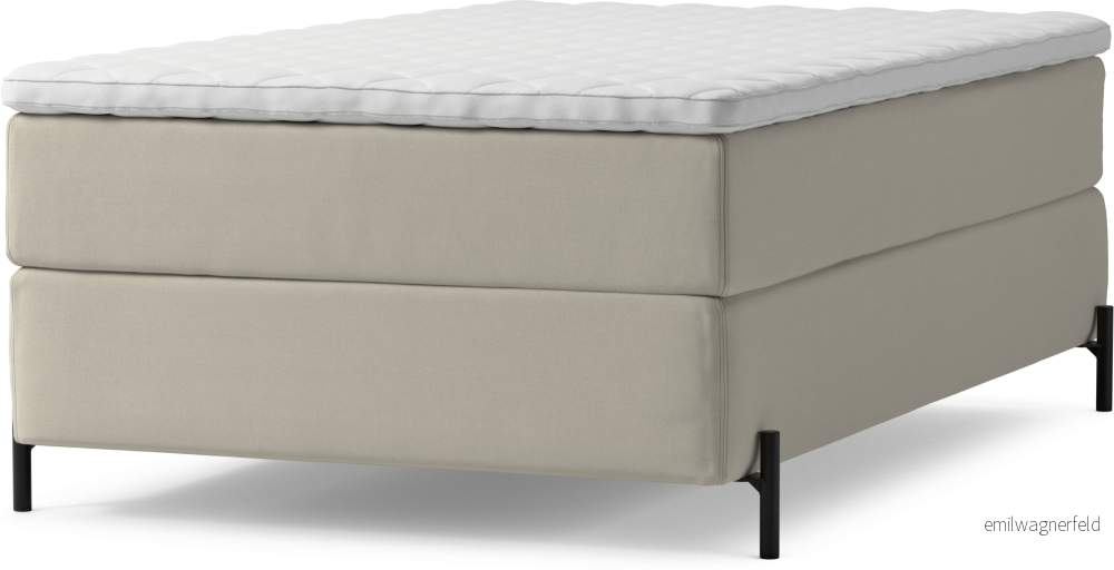 Delux Dream Kontinentalsäng, enkelsäng 120 cm med bäddmadrass och sängben 0T4eu