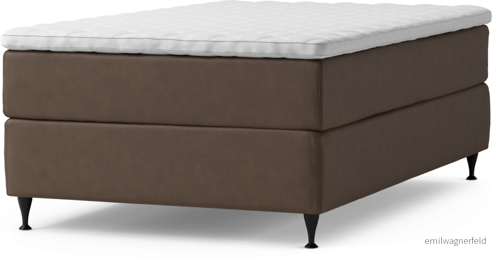 Delux Dream Kontinentalsäng, enkelsäng 120 cm med bäddmadrass och sängben R6xnD
