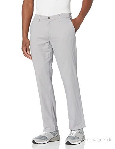 Amazon Essentials herr rak passform vardaglig stretch chinos byxa, ljusgrå, 40 W x 32 L 191770598566