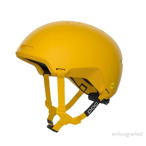 POC Unisex vuxen calyx skidhjälm, sulfit gul matt, S 7325549879775