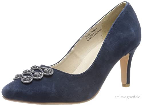 HIRSCHKOGEL Dampumps, blå, 42 EU, D Blau, EU 4067518000775