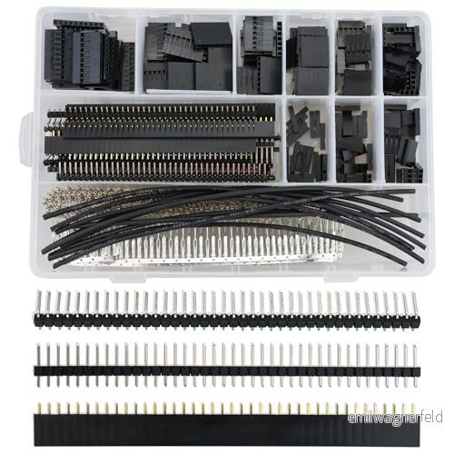 835 stycken dupont kontakt 2,54 mm hane kvinnlig kabel uttag anslutning hölje jumper kti 709544856066