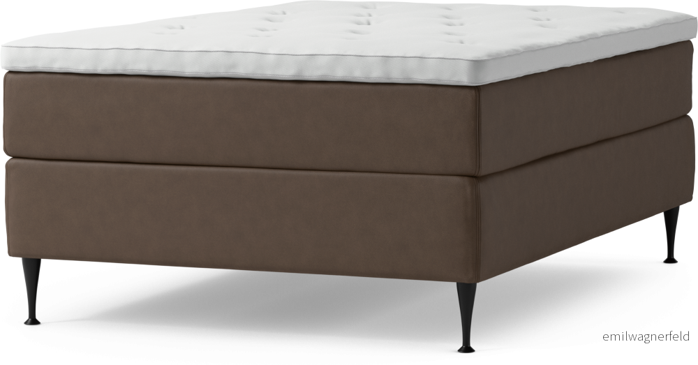 Delux Dream Kontinentalsäng, enkelsäng 140 cm med bäddmadrass och sängben 4zGHM