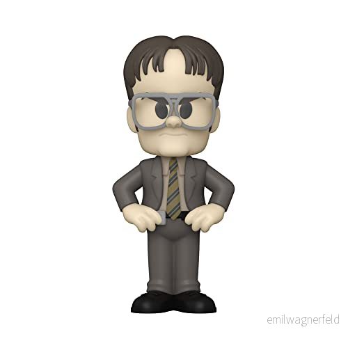 Funko Vinyl SODA: Kontoret Dwight Schrute 1/6 Odds For Rare Chase Variant (Styles May Vary) Samling Vinylfigur Presentidé Officiell Merchandising TV fans 889698587068