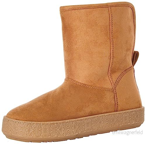 Amazon Essentials Shearling Boot, Tan Microsuede, 42.5 EU Bred 196433941581