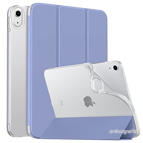 MoKo Case for New iPad (A16) 11th Generation 2025/ 10th 2022, 11 inch/ 10.9" with Soft TPU Translucent Frosted Back Cover, Auto Wake/Sleep, Support Touch ID,Lavender Purple 723314098999