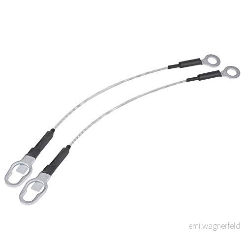 2 st halvkombi dörrkablar, Keenso baklucka stödkablar för 44 cm rostfritt stål pickup lastbil 783335432783