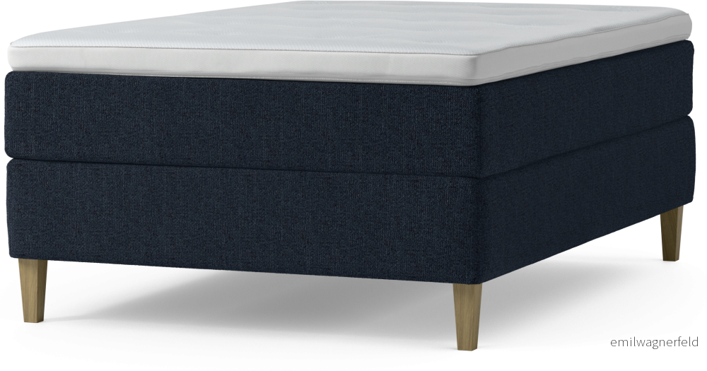 Delux Dream Kontinentalsäng, enkelsäng 140 cm med bäddmadrass och sängben vDepR