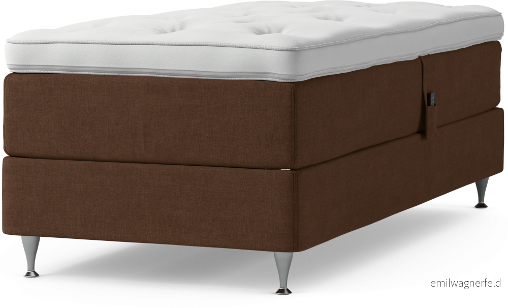 Delux Dream Ställbar säng, enkelsäng med bäddmadrass och sängben Yb40x