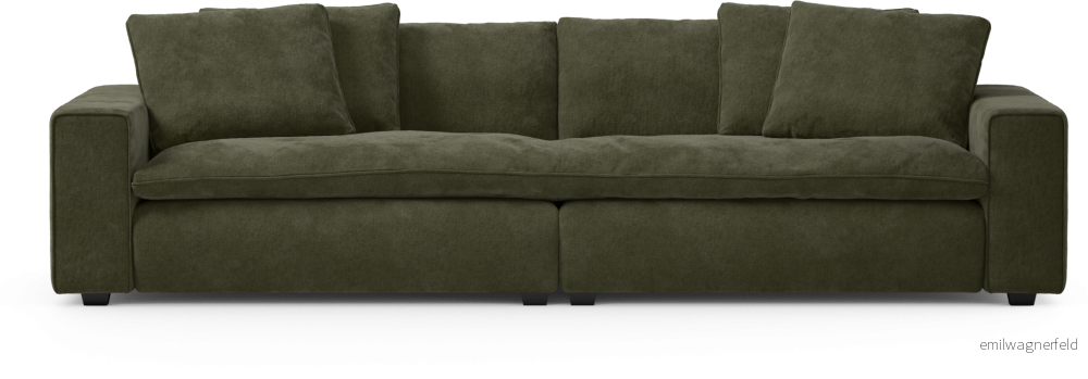 Bellora 4-sits soffa, hel dyna Pf3lm