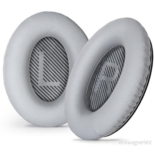 Aurivor Premium ersättningsöronkuddar för Bose QuietComfort 35 (QC 35) och II II) Over Ear hörlurar, PARENT QC35 SERIES 191094999513