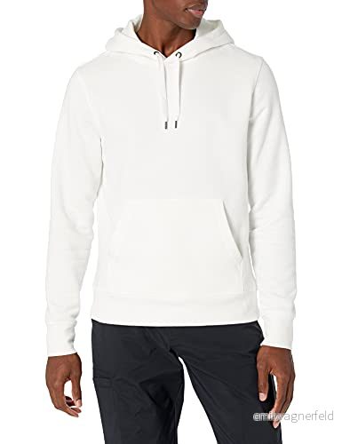 Amazon Essentials Men's Fleecetröja med huva (finns i Big & Tall), Ljust vit, M 193548622879