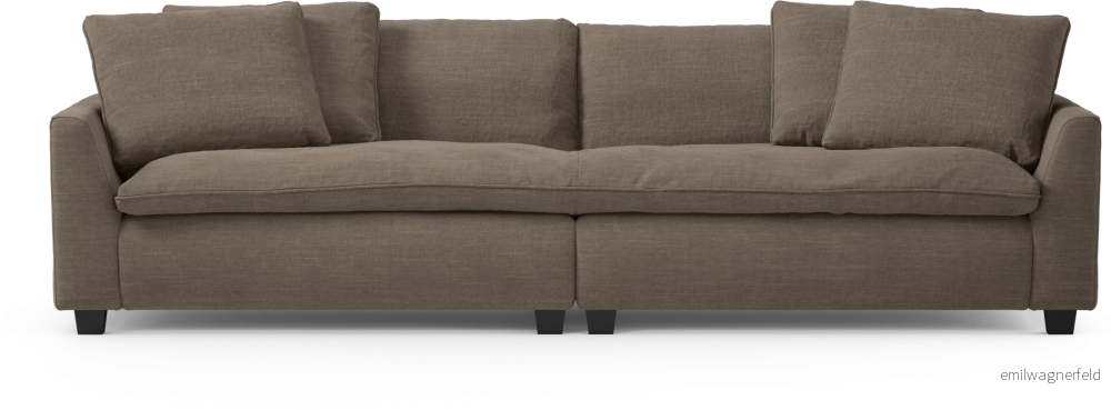Bellora 4-sits soffa, hel dyna 84F9a
