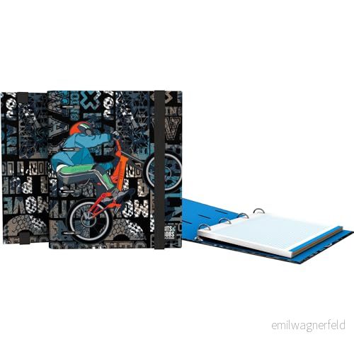 Grafoplás A5 ringpärm Cross Bits & Bobs Carpebook Inkluderar 5 x fyrkantig reservkant, ergonomisk böjd rygg 4 runda 25 mm ringar FSC certifierad skolpapper 8413623082438