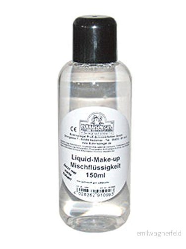 Ugglespegel 610993 flytande makeup blandvätska, 150 ml, halloween, karneval, temafest 4028362910993