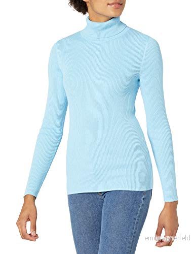 Amazon Essentials Dam Slim Fit lätt långärmad polotröja, himmelsblå, X Large 195111231037