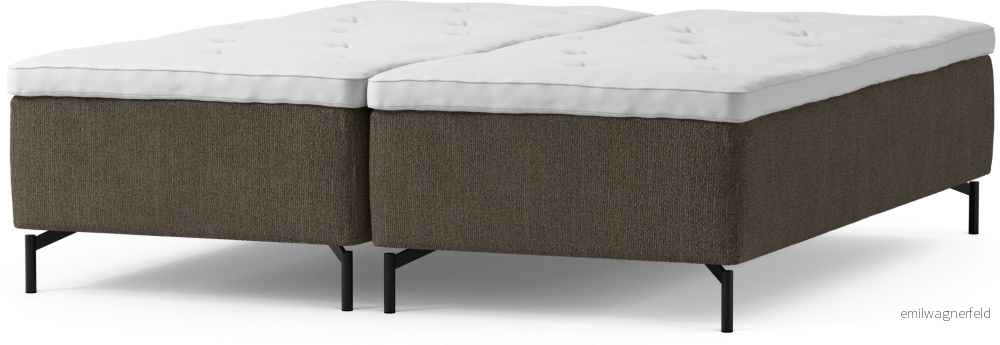 Delux Dream Ramsäng, dubbelsäng med bäddmadrass och sängben Npq11