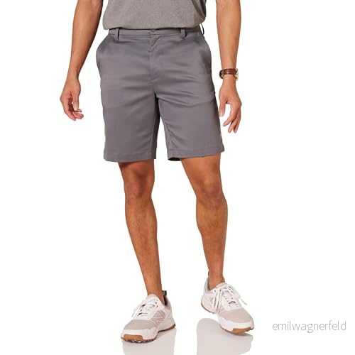 Amazon Essentials mäns Slim Fit Stretch Golf Shorts, Grå, 38 195111833880