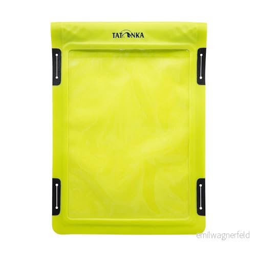 Tatonka unisex vuxen WP Dry Bag skyddsfodral, lime (A5), (26 x 19 cm) 4013236393293