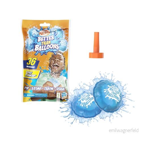 Nerf Better Than Balloons vattenleksaker, 36 kapslar 5010996208897