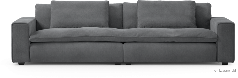 Bellora 4-sits soffa, hel dyna L79D7
