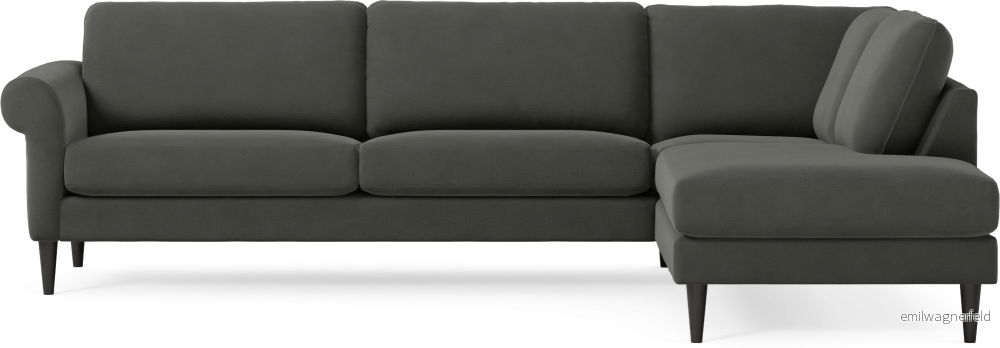 Bridge 3-sits soffa med divan höger 65u5n