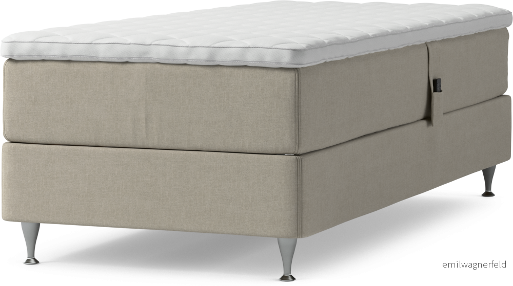 Delux Dream Ställbar säng, enkelsäng med bäddmadrass och sängben y0cqa