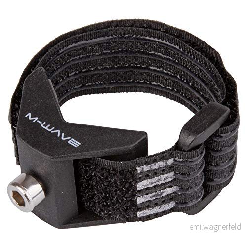M Wave Unisex Vuxen ADA BC Flex 2 flaskhållaradapter, kardborrebandmontering, par, svart 887539028404