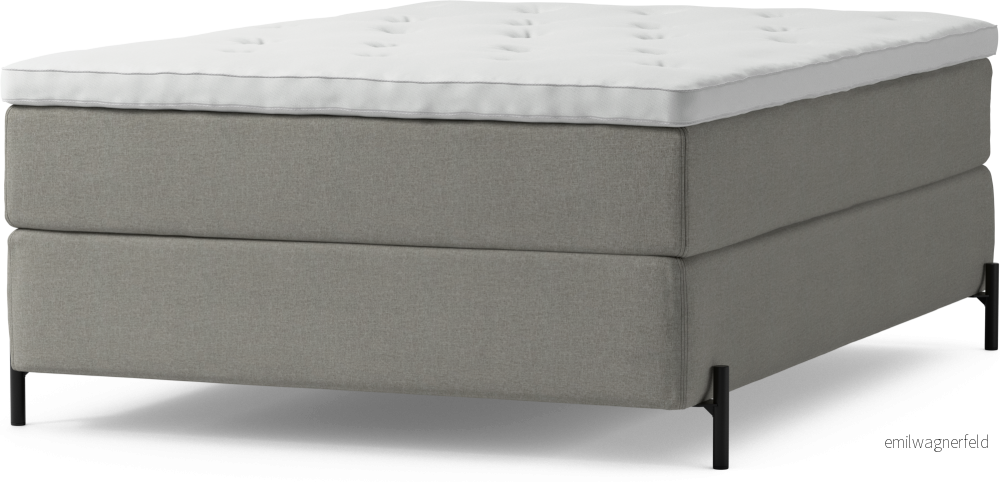 Delux Dream Kontinentalsäng, enkelsäng 140 cm med bäddmadrass och sängben yIbNX