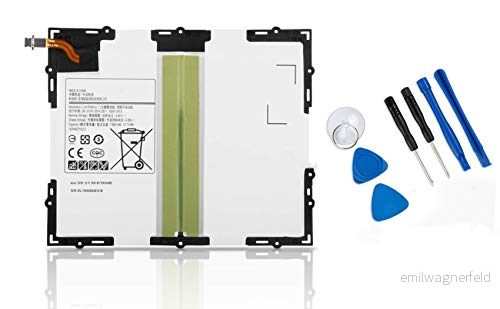 ASKC 7300mAh EB-BT585ABE surfplatta batteri för Samsung Galaxy Tab A 10.1 2016 SM-T580 SM-T585 SM-P580 P585 P585M SM-T585C SM-T587 SM-T587P-serien EB-BT585ABA 3.8V 27.74 Wh med verktyg 778716664297