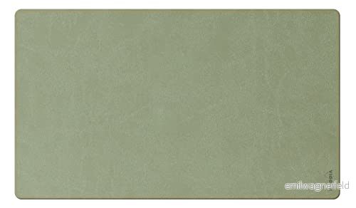 RHODIA 194318C Sous Main Souple Céladon Taille L (90x43 cm) Simili Cuir Italien Piqûres Sellier Orange Collection Home Office Rhodiarama Organisation de Bureau & Rangement Design 3037921943182
