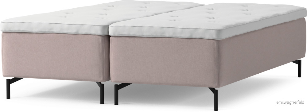 Delux Dream Ramsäng, dubbelsäng med bäddmadrass och sängben 6MKsl