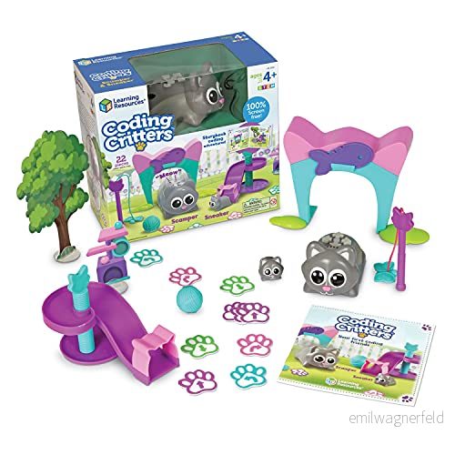 Learning Resources LER3081 Kodning Critters: Scamper & Sneaker 765023030815