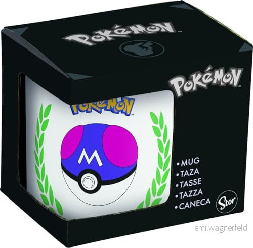 joojee GmbH Pokémon Master Ball mugg, 325 ml 4260636944444