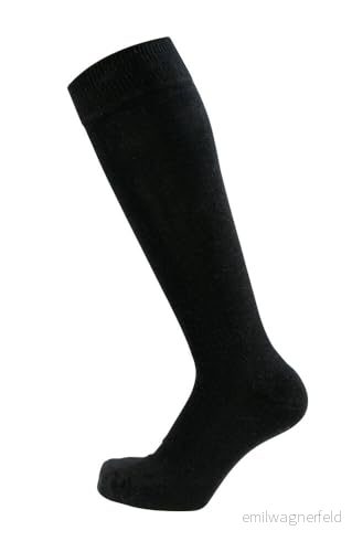Pfiff 100322 Unisex ridstrumpa, rutig strumpa storlek 34, svart 4032668178049