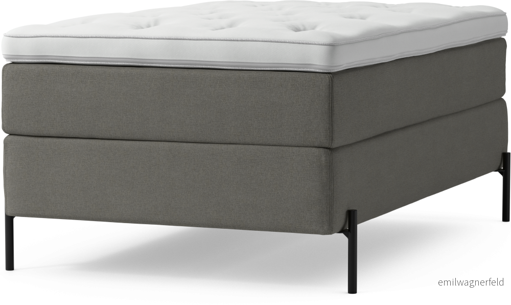 Delux Dream Kontinentalsäng, enkelsäng 120 cm med bäddmadrass och sängben wyh6J