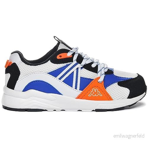 Kappa London Jr Lace, Unisex Vuxen, vit blå, 38 EU 8055163470803