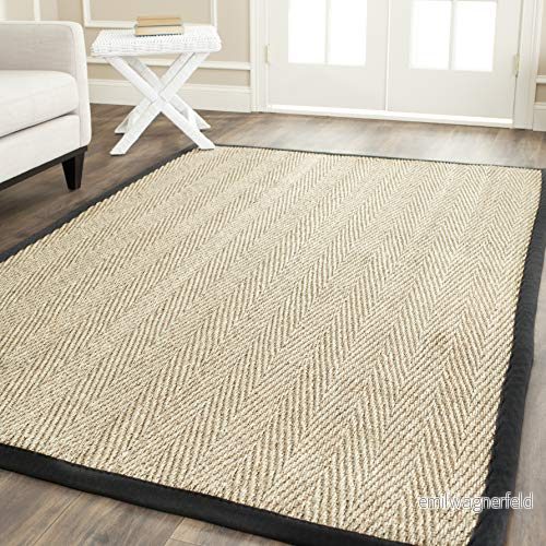 Safavieh Natura kollektion 121 X 182 cm Natural/Black 683726393146