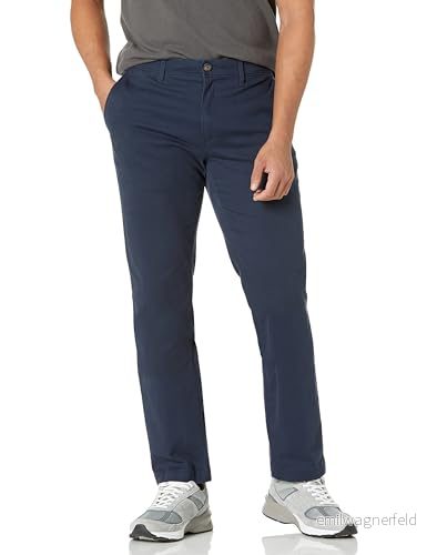 Amazon Essentials mäns slim fit casual stretch chinos byxa, marinblå, 29 B x L 191770604434