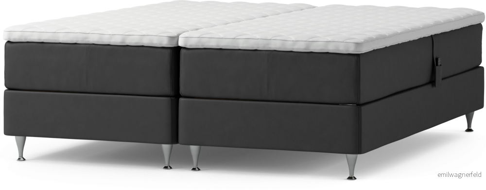 Delux Dream Ställbar säng, dubbelsäng med bäddmadrass och sängben x62As