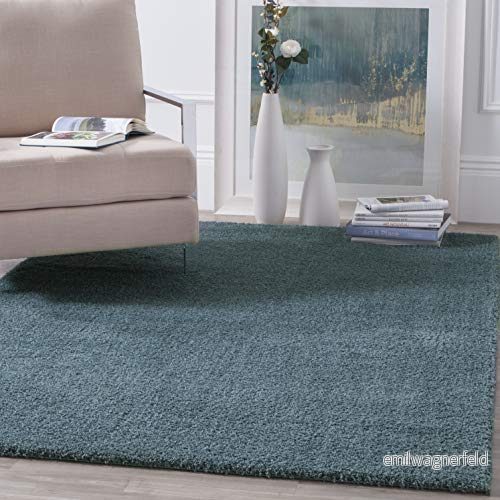 Safavieh Robyn Shag matta, vävd polypropylen Modern 3' x 5' Ljusblått 889048212534