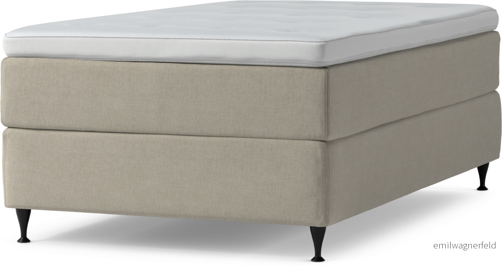 Delux Dream Kontinentalsäng, enkelsäng 120 cm med bäddmadrass och sängben w5LsM