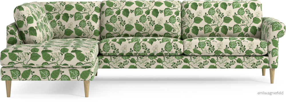 Bridge 3-sits soffa med divan vänster 6Xy1w