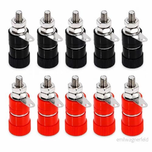 10 st 4 mm bananuttag/Banana Socket svart röd bindande post mutter bindning spår banankontakt kontakt förnicklad banankoppling uttagen 727536042150 10 st 4 mm bananuttag/Banana Socket svart röd bindande post mutter bindning spår banankontakt kontakt förnicklad banankoppling uttagen 727536042150